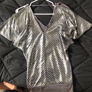 Sparkle Grey Top
